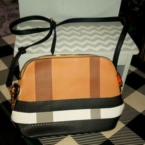 Stylish Tan and Black Women's Bag